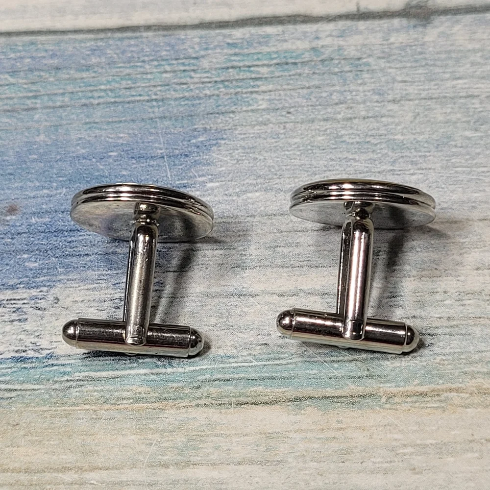 Enamel Cufflinks.